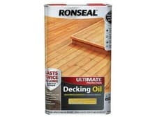Image of Ronseal Ultimate Protection Decking Oil Natural Pine 5 Litre RSLUDONP5L