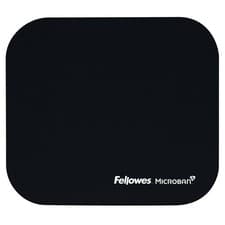 Image of Fellowes Mouse Pad with Microban Protection Black (5933907)