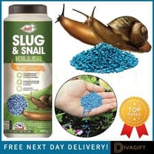 Image of DOFF SLUG AND SNAIL PELLETS KILLER SHOWERPROOF SLUG KILL ORGANIC GARDENING PESTS