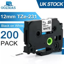 Image of Brother P-Touch TZ TZe-231 Label Tape Laminated 12mm/24mm/9mm PT-H110 E110 H101C