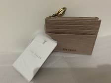 Image of BNWT Ted Baker Lorinya Mixed Metal Card Hold with Tags, Colour MID-PINK
