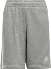 Image of Adidas Shorts Boys Sweat Grey White 3S Ess Age 5 6 7 Years Genuine New With Tags