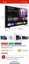 Image of BUSH 58” SMART 4k TV FOR SALE 📺