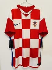 Image of CROATIA 2020 HOME FOOTBALL SHIRT JERSEY NIKE SIZE M BNWT