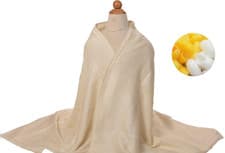 Image of Ultra-Absorbent Organic Mulberry Silk Shower Towel - Large 55"x29