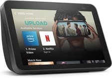 Image of Amazon Echo Show 8 8" HD smart display with Alexa, Charcoal fabric