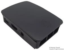 Image of Raspberry-pi - RPI3-CASE-BLK-GRY - Raspberry Pi 3 Enclosure, Black & Grey