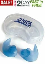 Image of Zoggs Aqua Plugz Ear Plugs For Swimming Hypo-Allergenic Re-Useable Pool