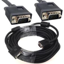 Image of 2M 3M 5M 10M 15M 20M 30M Super VGA SVGA Laptop Monitor Cable Lead Male - Male