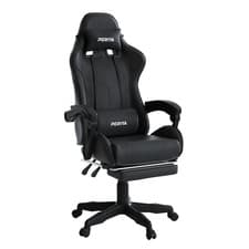 Image of PORIYA Swivel Gaming Chair PU Leather Home Office Chair Sports PC Computer Chair