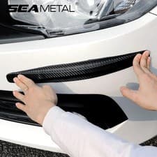 Image of 2pcs Car Bumper Protector Strip Guard Corner Protection Strips Scratch Protector