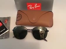 Image of Ray Ban RB3688 004/31 55 Sunglasses ( Gunmetal- Green )