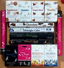 Image of STAMFORD INCENSE CONES STICKS JOSS AROMA SCENT BLACK & ANGEL