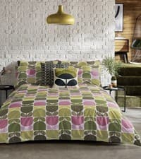 Image of Orla Kiely Multi Block Stem Single Duvet Cover Set 