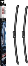 Image of 2x Wiper Blades (Pair) Flat / Aero type fits MERCEDES C220 S205, W205 2.2D Front