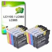 Image of Multipack Ink Cartridge fits Brother LC980 LC1100 LC985 DCP-195C MFC-255CW
