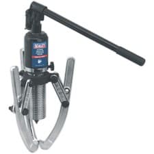 Image of 10 Tonne Triple Leg Hydraulic Gear Puller - Three 2-Position Legs - Heavy Duty