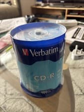 Image of Verbatim CD-R 100 Extra Protection 700MB 80 Minute 52x Speed, New Sealed
