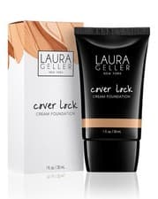 Image of LAURA GELLER COVER LOCK FOUNDATION 30ML ~ Color: Medium - Freepost