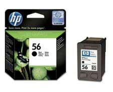 Image of Genuine HP 56 Black Ink Cartridge C6656AE - No Box
