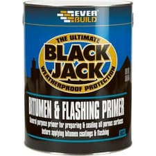 Image of Everbuild Black Jack 902 Bitumen and Flashing Primer 1l