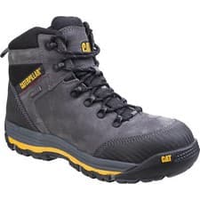 Image of Caterpillar Mens Munising Waterproof Safety Boots Dark Shadow Size 7