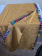Image of Tassle edged plain scarf