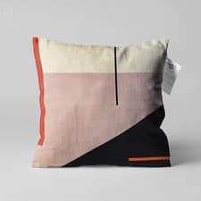 Image of Abstract Geometric Cushion Cover with Multicoloured | Double Sided | Multi-Sizes