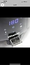 Image of Schallen Black Gloss Healthy Eating Low Fat Large 3.5L 1500W Digital Air Fryer