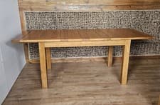Image of Solid Oak 6-8 Seater Extending Dining Table Rushmere Rustic  OakFurnitureland R2