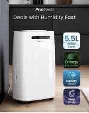 Image of Pro Breeze 20L Smart Dehumidifier with Laundry Mode White With App PB-D-08W-W-UK