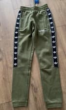 Image of adidas Fleece Tape Joggers Mens Size XSmall RRP £55