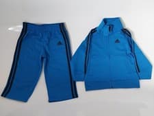 Image of Adidas Kids Blue Tracksuit Black Embroidery 18 months New without Tags Gift Rare