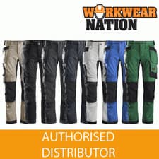 Image of Snickers 6241 AllroundWork, Stretch Work Knee Pad Trousers Holster Pocket