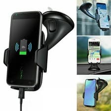 Image of Universal Car Phone Holder 360 Windscreen Suction Mount GPS Stand Cradle Bracket