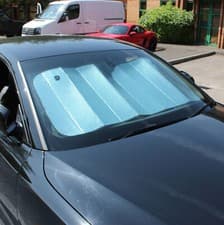 Image of Goodyear Universal Folding Foil Sun Shade – For Car/Van Windscreens & Windows