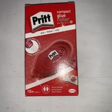 Image of Pritt Glue Roller 10M Roll Permanent Sticky Adhesive Solvent