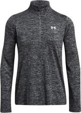 Image of Under Armour Women's Tech 1/2 Zip- Twist Shirt Black