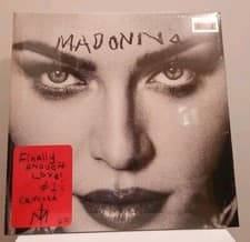 Image of MADONNA FINALLY ENOUGH LOVE #1'S REMIXED DOUBLE SILVER VINYL LP NEW & SEALED