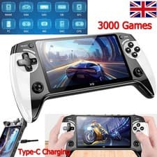 Image of "X9 Retro Handheld Game Console – 5.5'' Screen, 3000 Games, Type-C Charging"