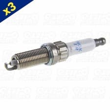 Image of Iridium Spark Plugs x3 ILZKBR7B8G Ignition Electrical Replacement - NGK 97968