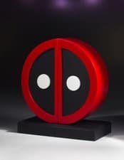 Image of MARVEL - DEADPOOL LOGO BOOKENDS BOOKENDS GENTLE GIANT STATUE -NO SIDESHOW