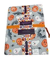 Image of Novogratz Grey Halloween Patterned Oblong Tablecloth 213x152cm New