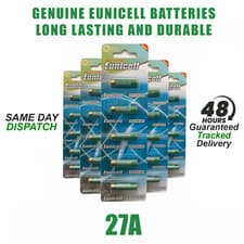 Image of 27A A27 12v MN27 EL812 L828 L828f Alkaline Eunicell Battery UK
