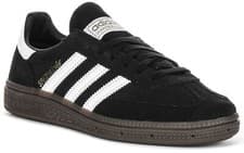 Image of Adidas Handball Spezial Gum Outsole Junior Boys Shoes Black White UK 3 - 6