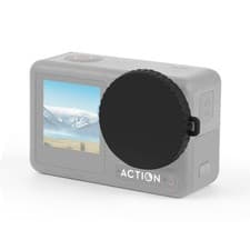 Image of For DJI Osmo Action 5 Pro / 4 / 3 PULUZ Silicone Lens Cap (Black)