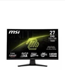 Image of MSI MAG 274CXF 27 inch VA Full HD 280 Hz 0.5 ms HDMI Curved Gaming Monitor Black