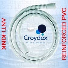 Image of Croydex Universal Electric/Mixer 1.5m Shower Hose Reinforced PVC, Anti-RUST/KINK