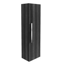 Image of 1200mm Bathroom Tall Storage Unit Wall Hung Cupboard Furniture Cabinet Grey
