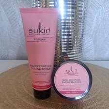 Image of Sukin , Rose Hip Rich Moisture Facial Mask 100ml Rejuvenating Facial Scrub